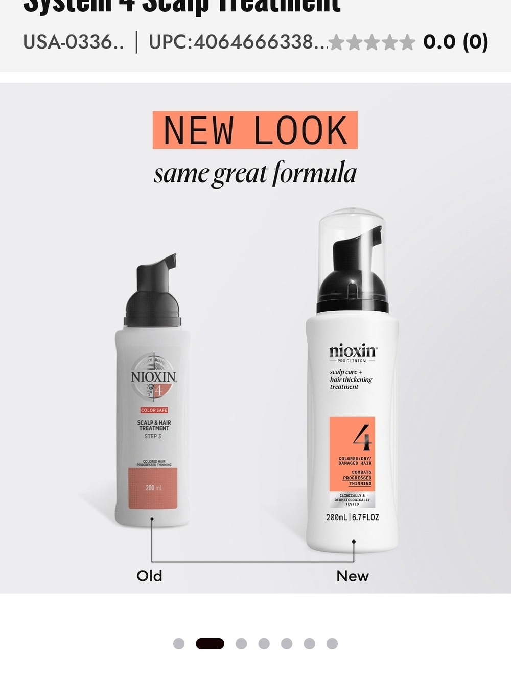 Scalp & Hair Thickening Treatment - White/Peach